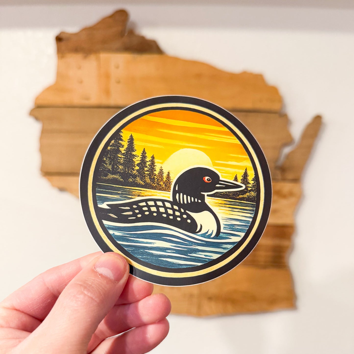Loon Sticker