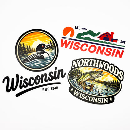 Wisconsin Sticker Pack