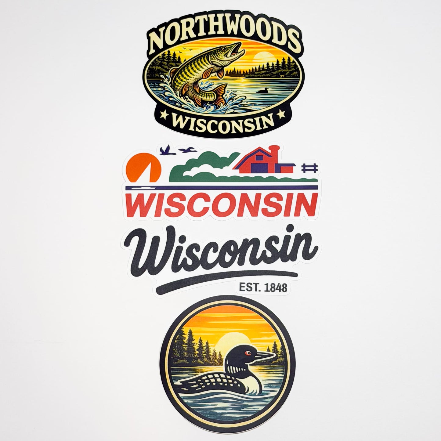 Wisconsin Sticker Pack