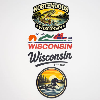 Wisconsin Sticker Pack